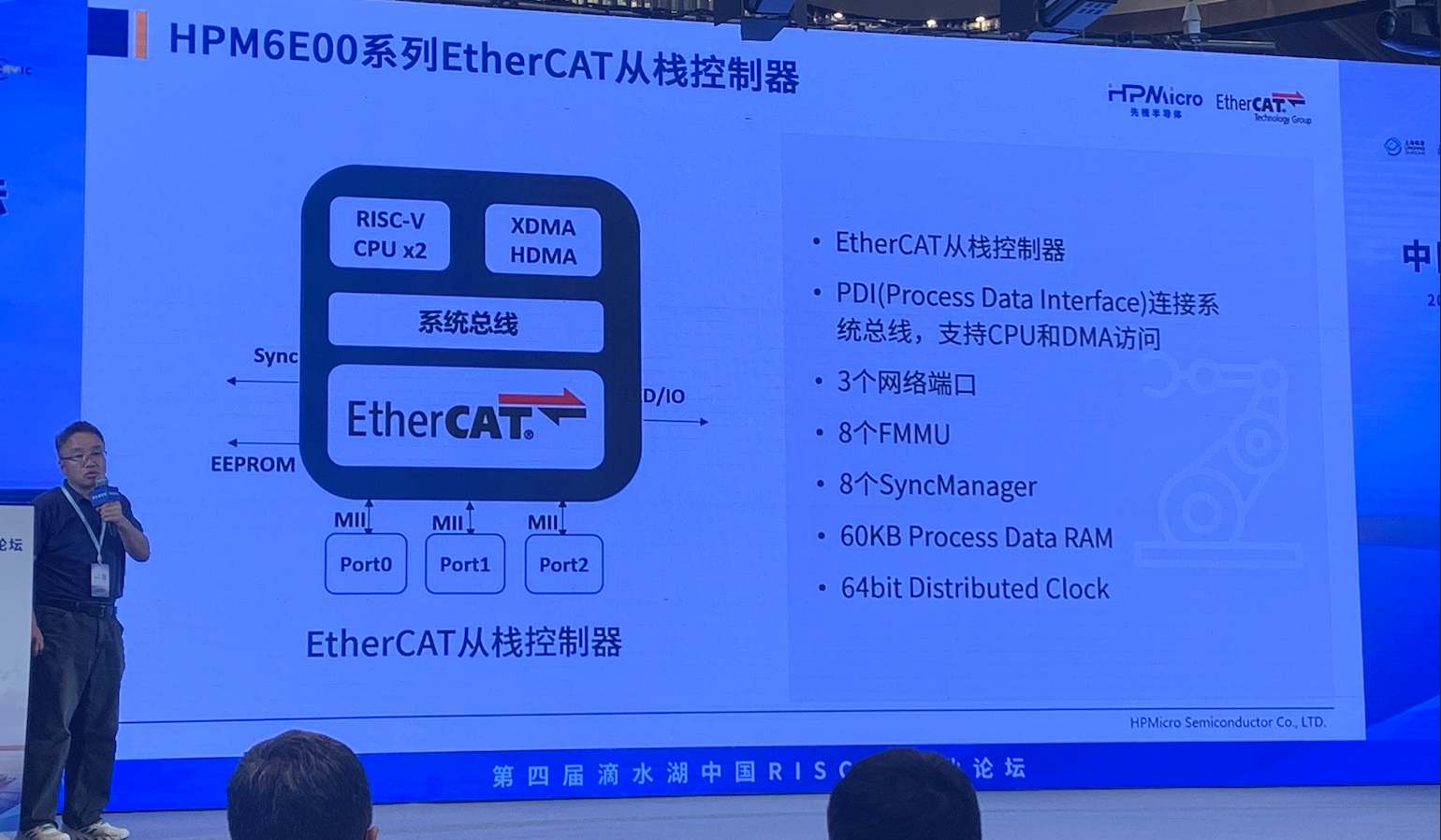 填补国内EtherCAT控制器空白，先楫半导体于第四届滴水湖论坛展示HPM6E00/HPM6E70系列新品 (https://ic.work/) 产业洞察 第4张