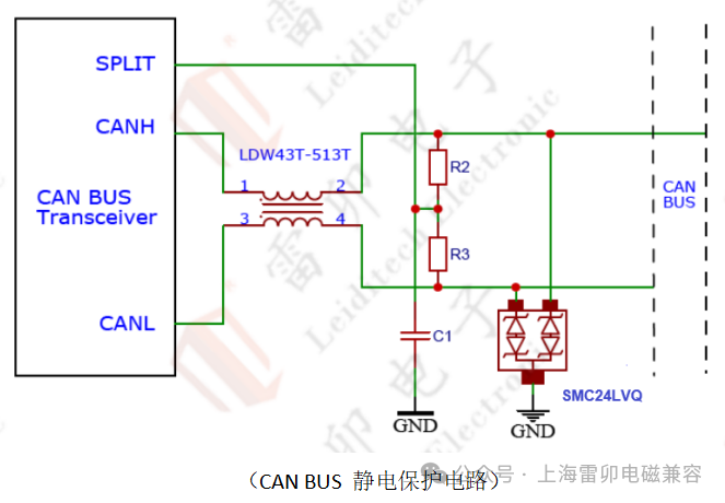CAN BUS芯片静电浪涌击穿整改方案 (https://ic.work/) 技术资料 第1张