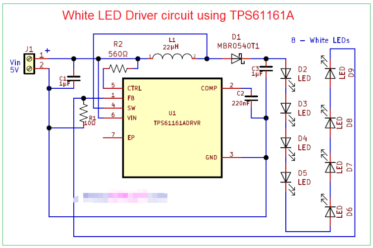 SG3525A白光LED 10W PWM驱动电路，简洁高效，吸引你深入了解。 (https://ic.work/) 工控技术 第3张