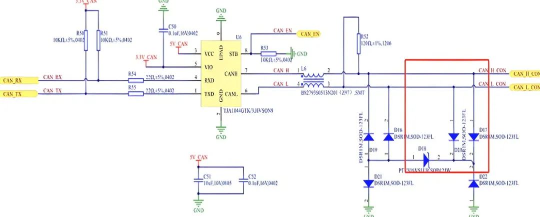 CAN通信节点多时，如何减少寄生电容和保障节点数量？ (https://ic.work/) 技术资料 第2张