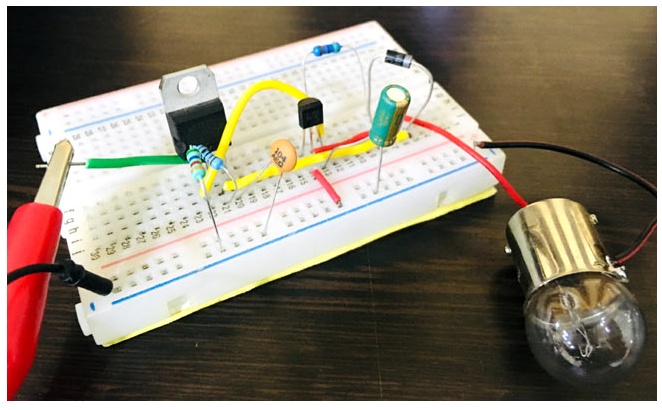 使用稳压IC LM317和PNP晶体管BC557构建软启动电路 (https://ic.work/) 工控技术 第3张